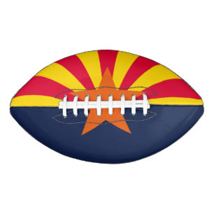 Graphic of a Dynamic Arizona State Flag Football