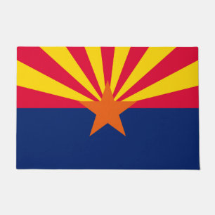 Graphic of a Dynamic Arizona State Flag Fußmatte