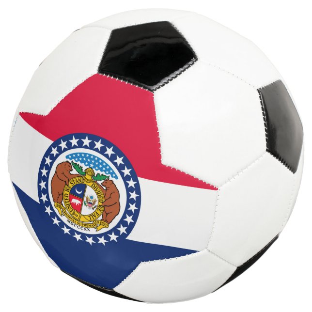 Graphic of a Dynamic Missouri State Flag Fußball (Dreiviertel)