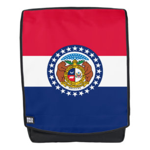 Graphic of a Dynamic Missouri State Flag Rucksack