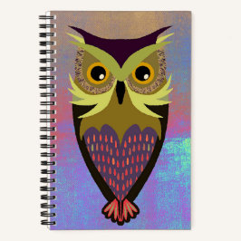 Graphic Owl Sketch Journal Notizbuch