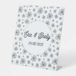 Graphic peonies. sockelschild