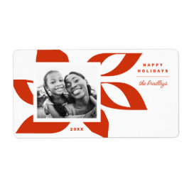 Graphic Poinsettia Foto