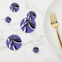 graphic purple confetti / confettis