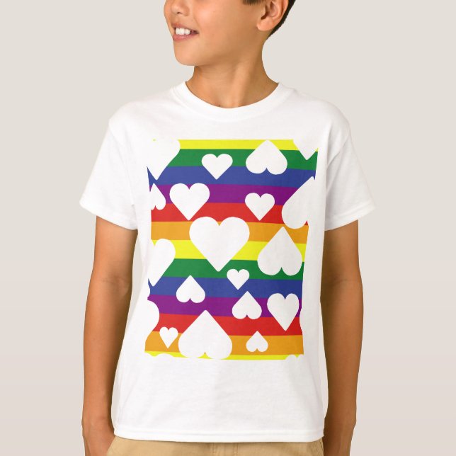 Graphic Rainbow T-Shirt (Vorderseite)