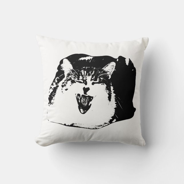 Graphic Rest, Ink Plush Kissen (Vorderseite)