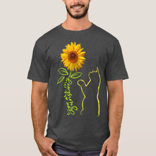 Graphic Tshirts, Cat Sunflower T, Cat Sunshin T-Shirt