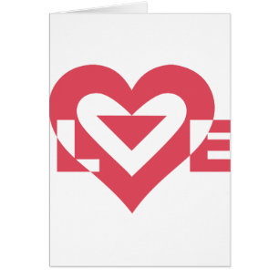 Graphique d'amour cool, rose cerise