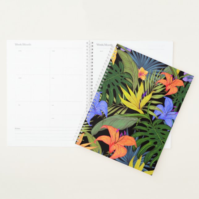 Graphique de fleur d'Aloha de Hawaii tropical (Devant avec enveloppe)