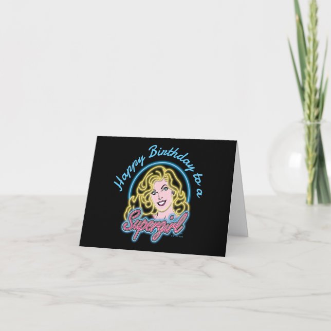 Graphique des lumières de Neon Retro Supergirl (Devant)