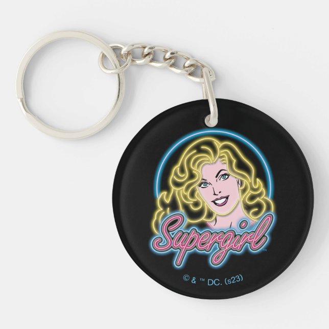 Graphique des lumières de Neon Retro Supergirl (Devant)