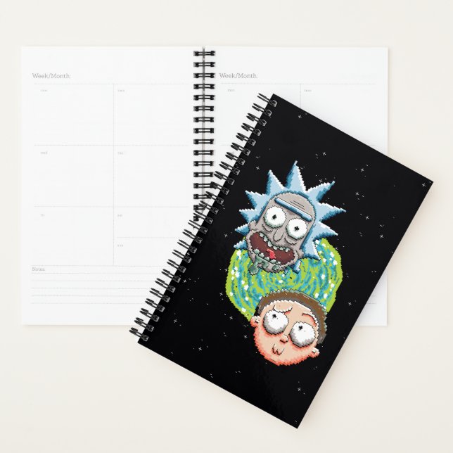 Graphique du portail Pixelverse Rick et Morty (Devant avec enveloppe)