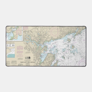 Graphique nautique des ports de Salem et Lynn 1327