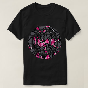 Graphisches T-Shirt mit geometrischer Circle Scrib