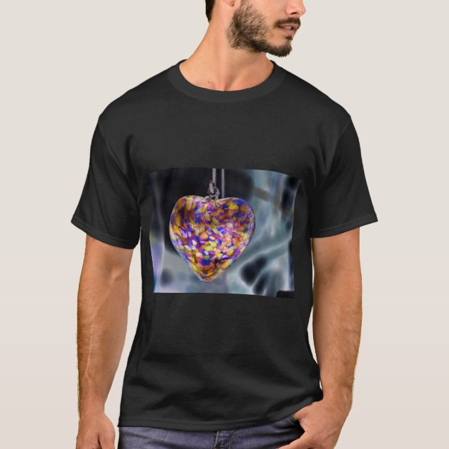 Graphisches T-Shirt zur Bearbeitung von Herzbilder (Vorderseite)