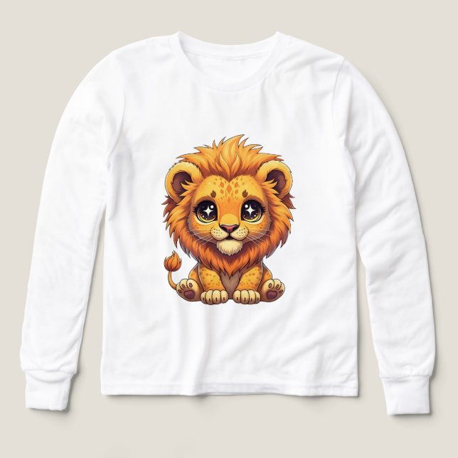 Graphisme de lionceau mignon Kawaii (Motif recto)