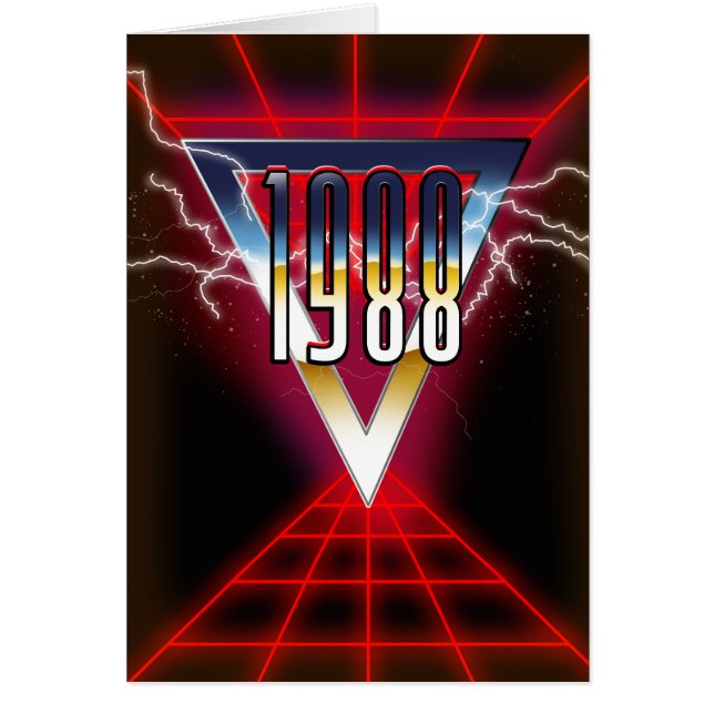 Graphisme tech noir 1988 (Devant)