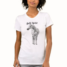Graphit Pferd Skizze T-Shirt