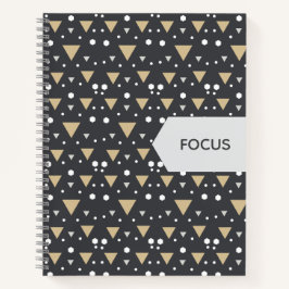 Graphite Geometry Luxe Tie Notizbuch