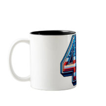 Gras 45ème Anniversaire Mug - American Flag Balloo