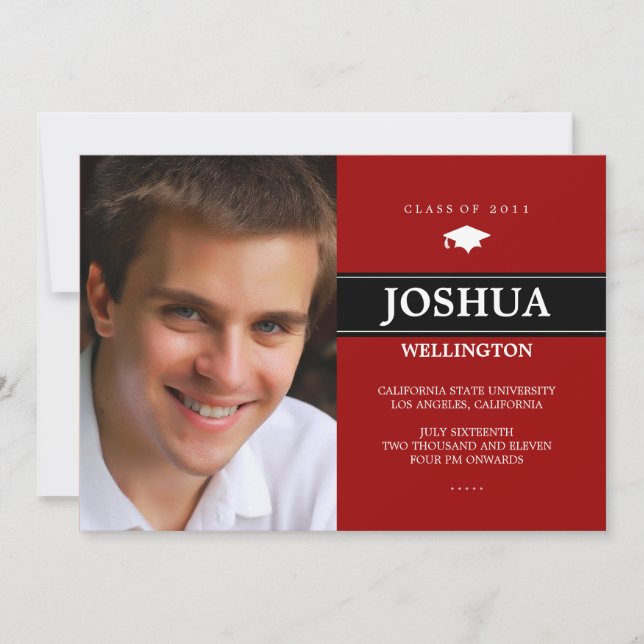 Gras Bar 1 Faire-part d'obtention d'un diplôme pho (Devant)