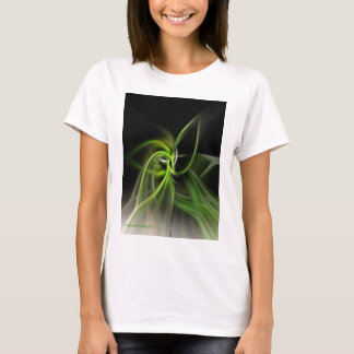 Gras-Blatt SpinArt T - Shirt