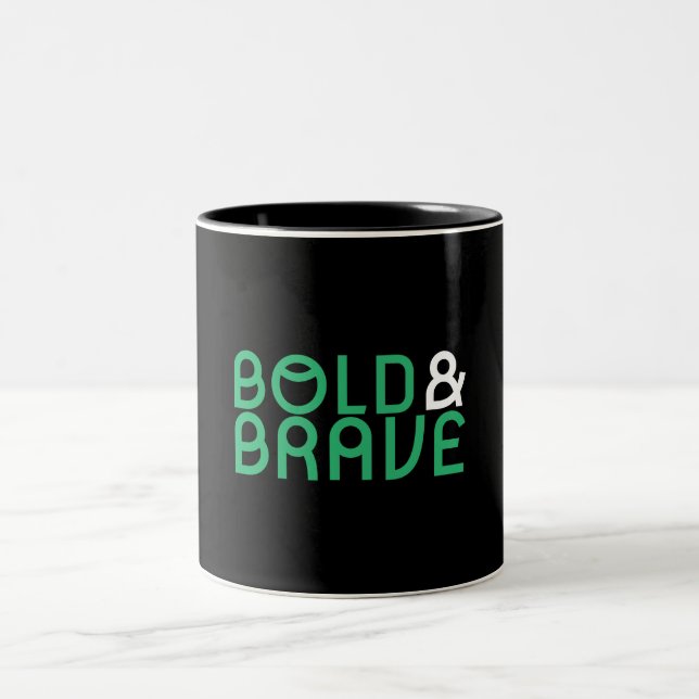 Gras et brave Mug noire (Centre)