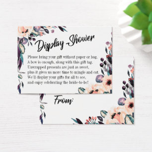Gras Florals Afficher la Fête des mariées Cadeau