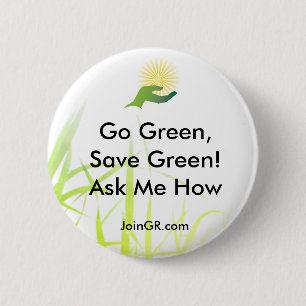 Gras, GR_ICONO_LOGO, JoinGR.com, gehen Grün, Button