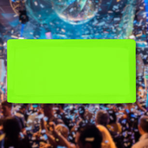 Gras Grün Einfarbig   Klassisch   Elegant Banner