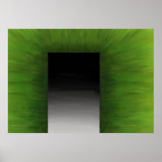 Gras ist nicht immer grüner poster