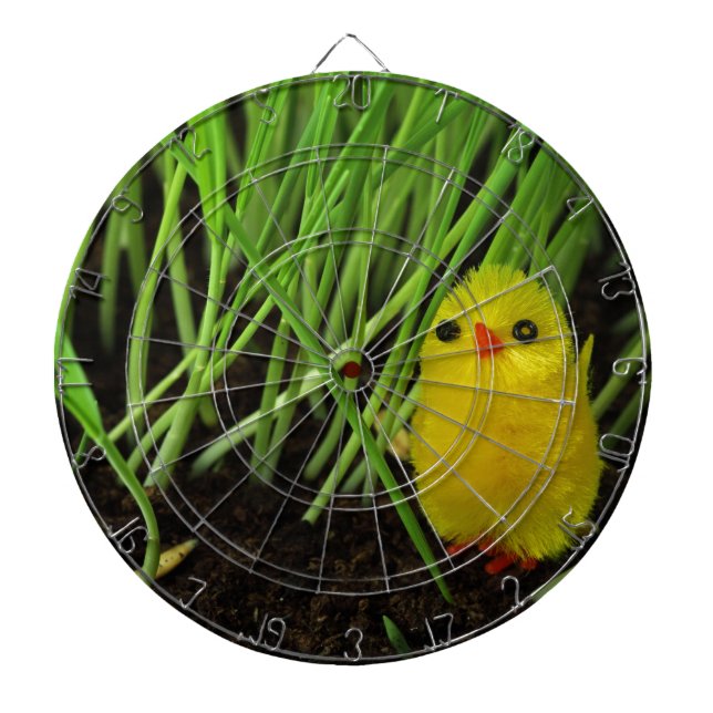 Gras Küken Dartscheibe (vorne)