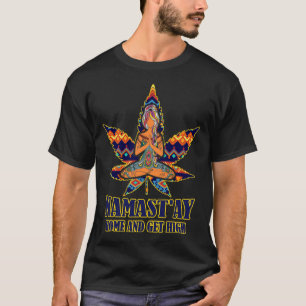 Gras Namast'ay Zuhause Und Bekomm S Namaste Liebe T-Shirt