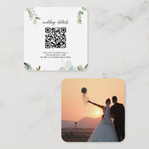 Gras QR-Code Foto RSVP Beilage Einladung