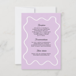 Gras Retro Funky Modern Mariage Carte de boîtier