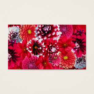 Gras Rose Magenta Dahlia Fleurs Collage Floral