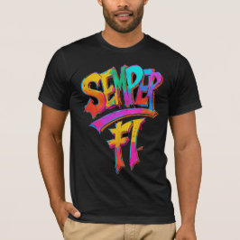 Gras Semper Fi Graffiti T-shirt Pride militaire
