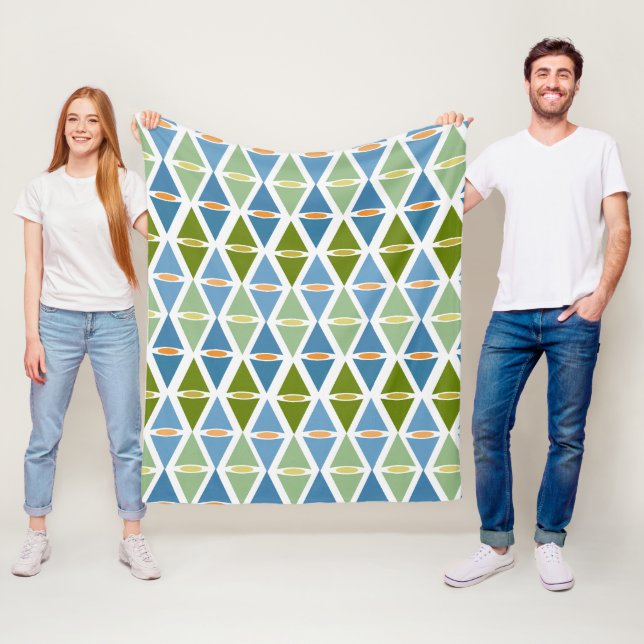 Gras und Himmel Fleecedecke (Beispiel)