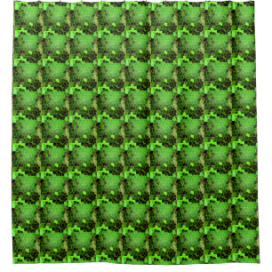 Grasgrün Duschvorhang