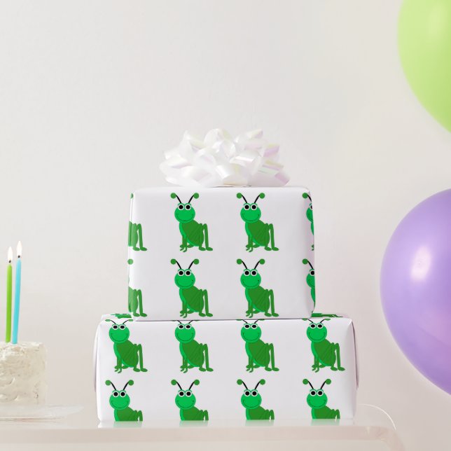 Grasgrün Geschenkpapier (Partygeschenke)