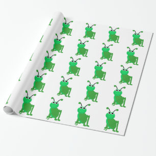 Grasgrün Geschenkpapier