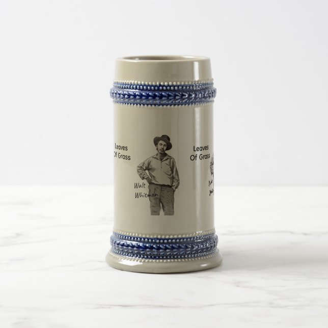Grashalme. Walt Whitman Bierglas (Mittel)