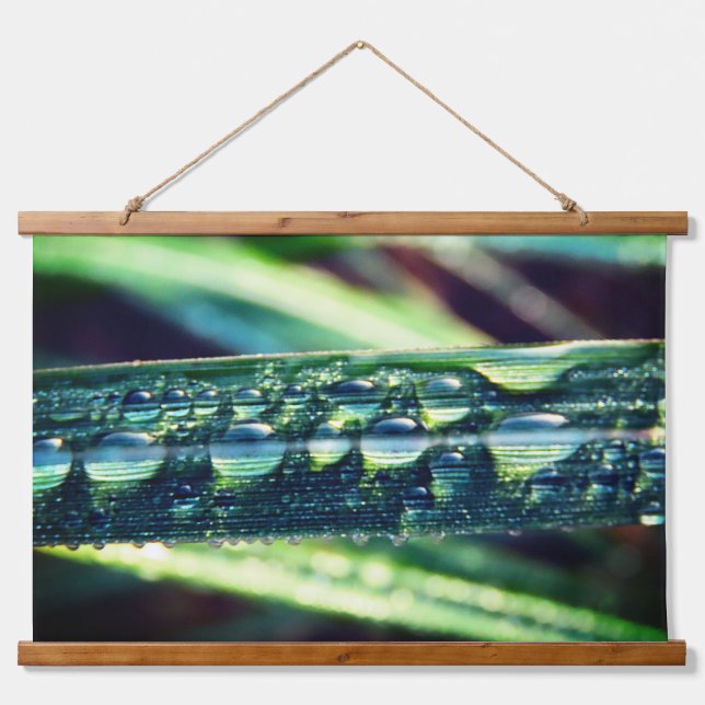 Grashoden Wandteppich Mit Holzrahmen (Vorne)