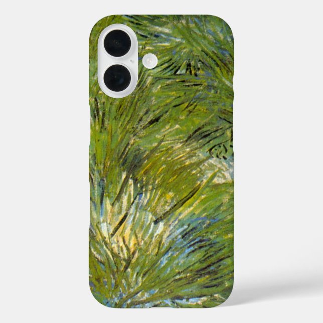 Grasklumpen von Vincent van Gogh iPhone 16 Hülle (Rückseite)