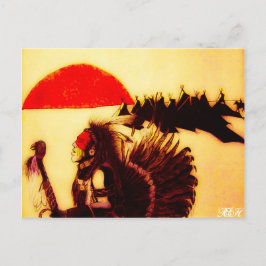 Grasland-Tänzer Postkarte