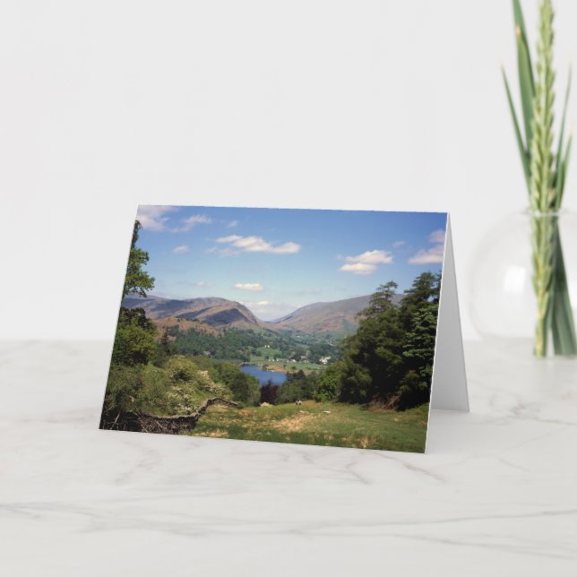 Grasmere Lake District England Dankeskarte (Vorderseite)