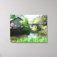 Grasmere Rothay vue rivière toile imprimé