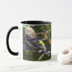 Grasmücken-Vogel-Foto-Tasse Tasse