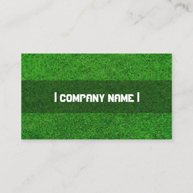 Grass Business Card Visitenkarte (Vorderseite)