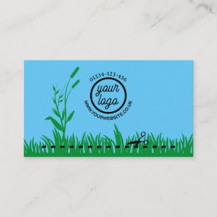 Grass Cutting Business Card Visitenkarte